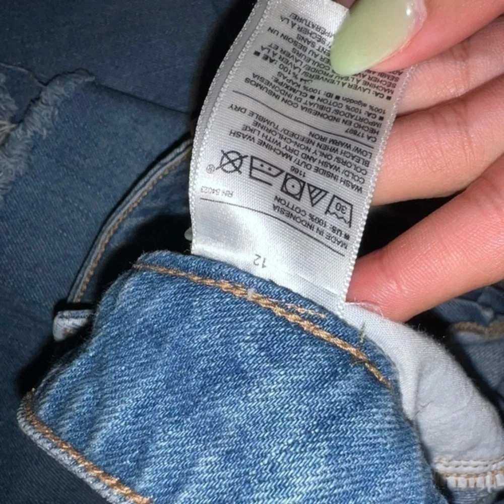 Old navy denim jean skirt high‎ waisted